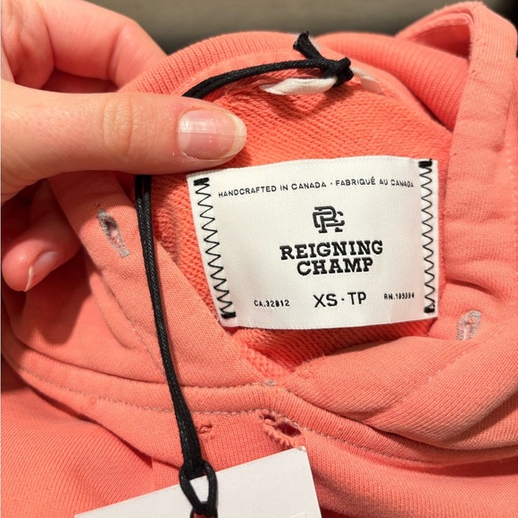 NWT Reigning Champ X Union Relaxed Pullover Hoodie Sweatshirt Size XS - Picture 5 of 10